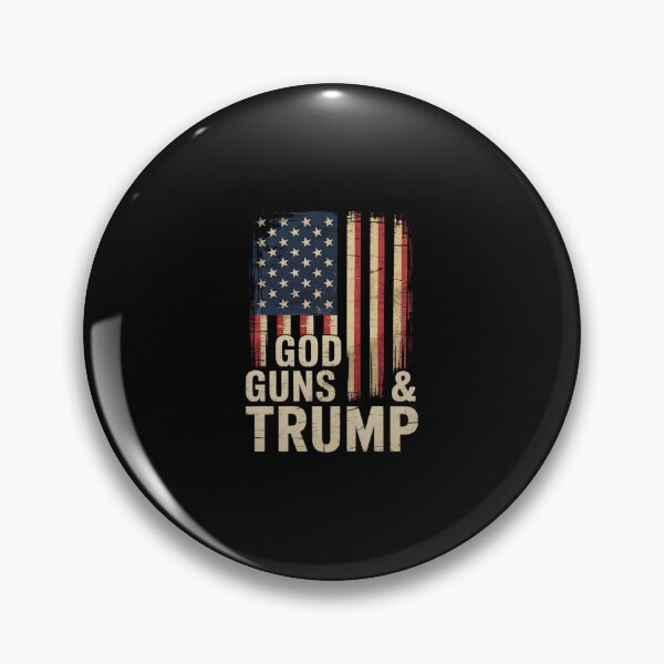 Item preview, God Guns And Trump I 2nd Amendment Trump Flag America designed and sold by SyntaxClaw.