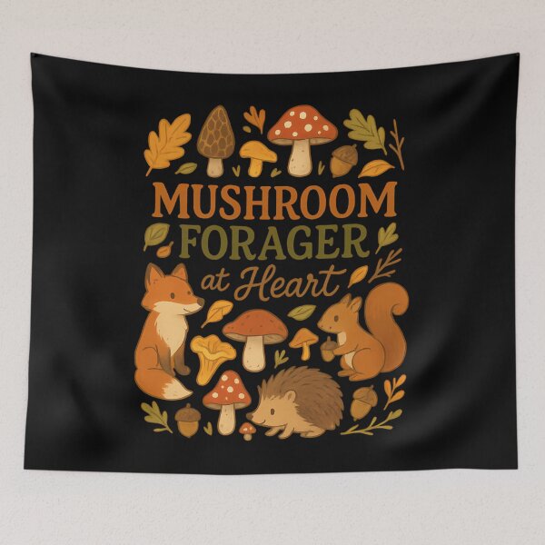 Item preview, Mushroom Forager At Heart designed and sold by funderherrliy.