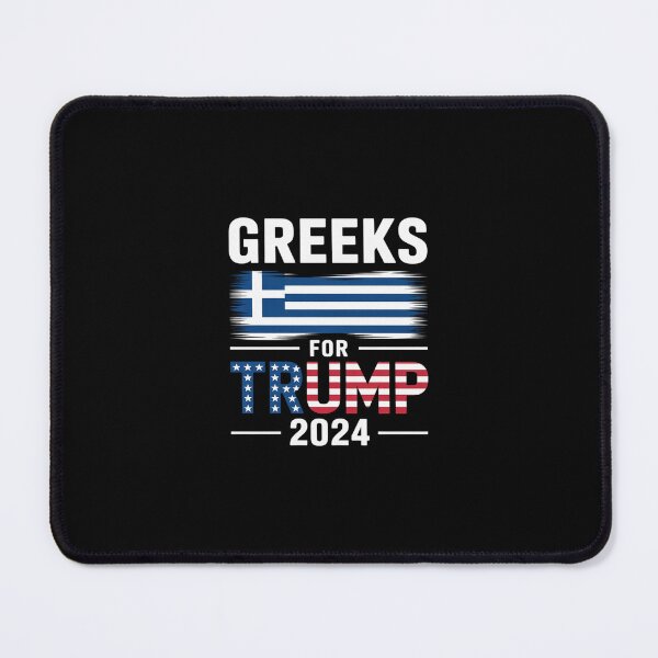 Item preview, Greeks for Trump 2024 Greece Flag Patriotic Supporter designed and sold by SyntaxClaw.