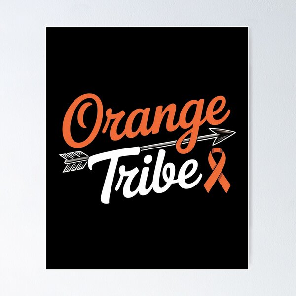 Item preview, Kidney Leukemia Cancer Awareness Orange Ribbon Tribe designed and sold by Catharsiscath.