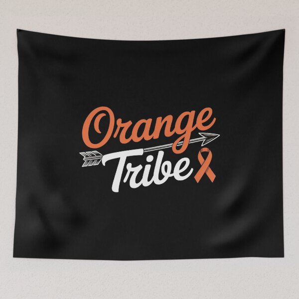 Item preview, Kidney Leukemia Cancer Awareness Orange Ribbon Tribe designed and sold by Catharsiscath.