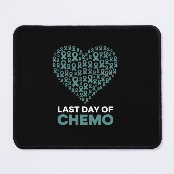 Item preview, Last Day of Chemo Ovarian Cancer Survivor Teal Ribbon designed and sold by Catharsiscath.