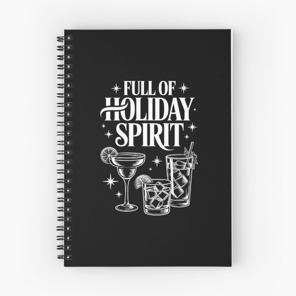 Item preview, Full of Holiday Spirit Christmas Cheers Drink Cocktail Xmas designed and sold by EllenJast.