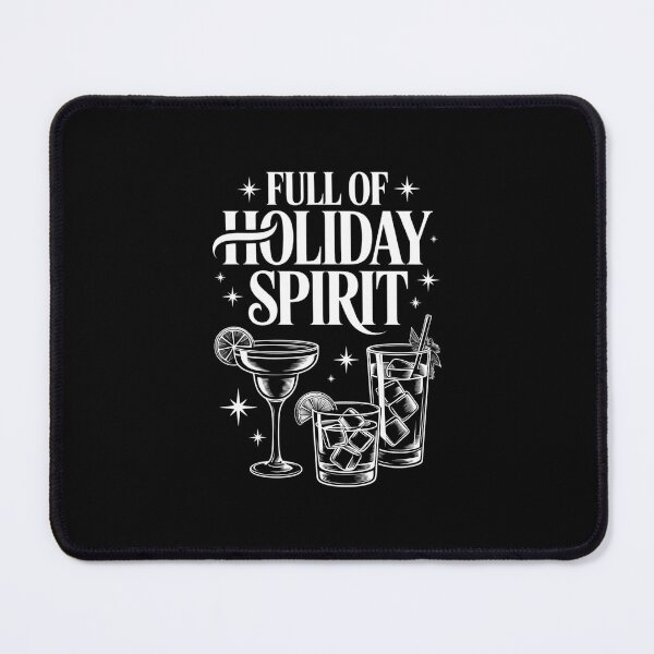 Item preview, Full of Holiday Spirit Christmas Cheers Drink Cocktail Xmas designed and sold by EllenJast.