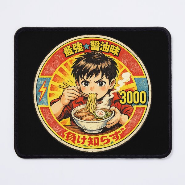 Item preview, Japanese Vintage Menko Ramen Boy Retro Art designed and sold by maaameee.