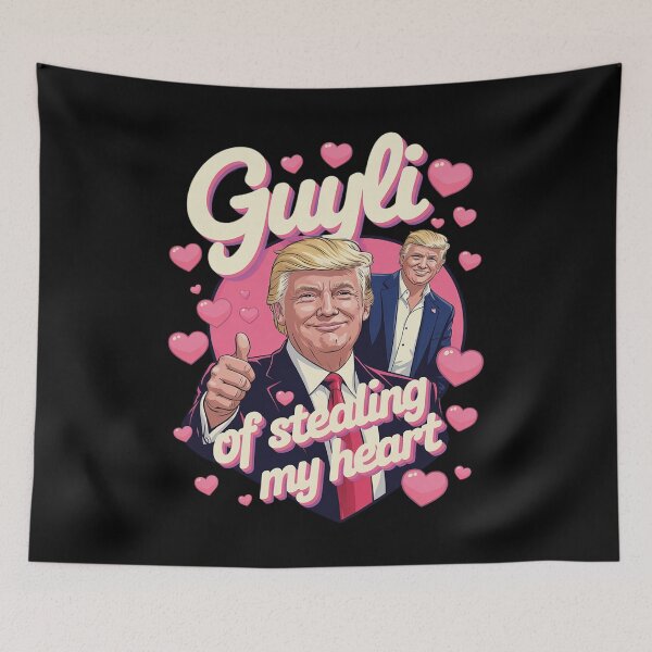 Item preview, Guilty Of Stealing My Heart Pink Trump Trump Girl Valentines designed and sold by MarkLeedsArt.