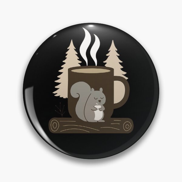Item preview, Calm Winter Woodland Animal with Warm Mug – Minimal Cozy Vector Illustration designed and sold by Shop9999.