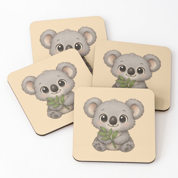 Item preview, Diseño clásico de koala perezoso kawaii designed and sold by anandsiva2703.