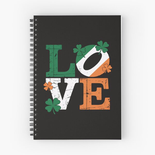 Item preview, USA Irish Flag LOVE Shamrock St Patricks Day designed and sold by MaryTaylor3.