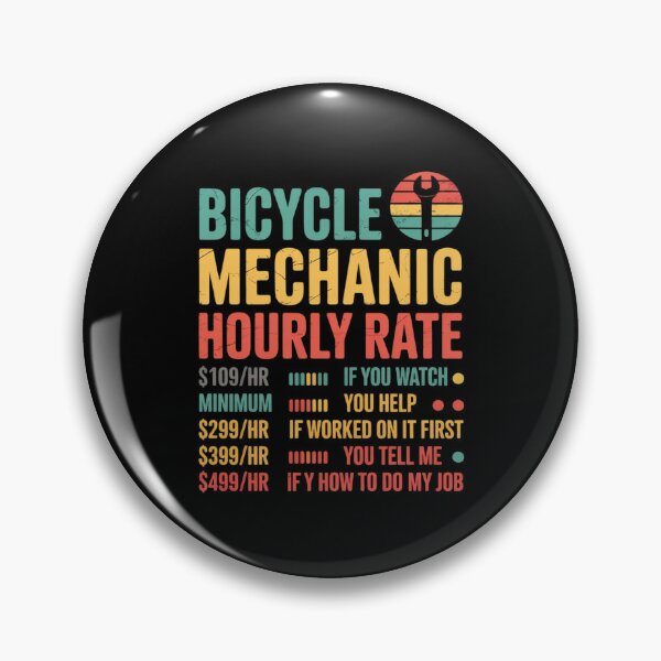 Item preview, Bicycle Mechanic Hourly Rate Bike Mechanic designed and sold by DigitaldeligArt.