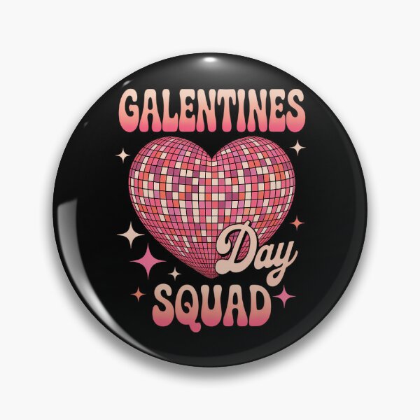 Item preview, Galentine's Day Squad Disco Heart Pink Party Girl Gang designed and sold by EllenJast.