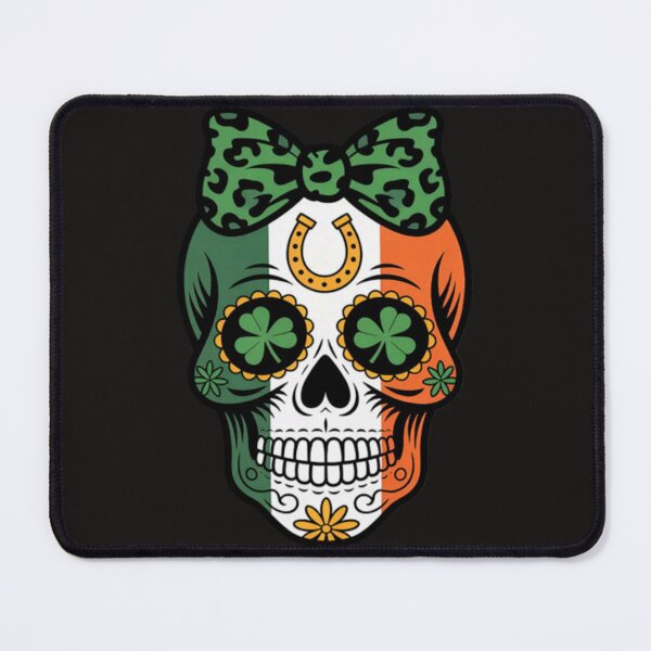 Item preview, Sugar Skull St Patricks Day Of The Dead Women Men Leprechaun designed and sold by MaryTaylor3.