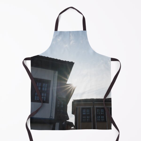 Item preview, Sun Flare Over Classic Revival Houses designed and sold by Georgia Mizuleva.