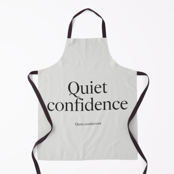 Item preview, Quiet Confidence – Luxury Minimal Quote Design designed and sold by Irene Catchmind.