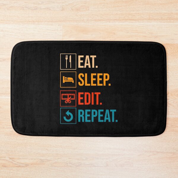 Item preview, Eat Sleep Edit Repeat Video Editor designed and sold by cordfried3h.