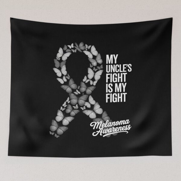 Item preview, My Uncle's Fight is My Fight Melanoma Cancer Awareness  designed and sold by repconomArt.