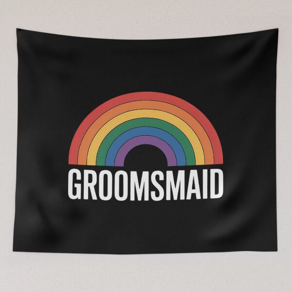 Item preview, Groomsmaid Wedding Ceremony LGBT Gay Bachelor Party designed and sold by EllenJast.