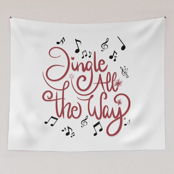 Item preview, Red Jingle All The Way designed and sold by Petal Envy.