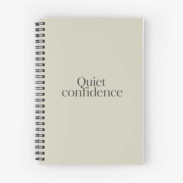 Item preview, Quiet Confidence – Luxury Minimal Quote Design designed and sold by Irene Catchmind.