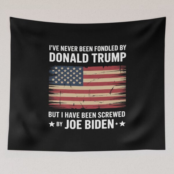 Item preview, I’ve Never Been Fondled By Donald Trump But Screwed By Biden designed and sold by MarkLeedsArt.