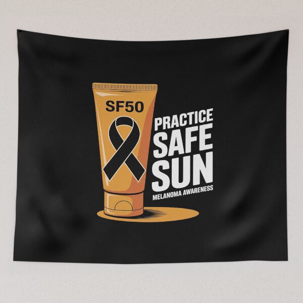 Item preview, Practice Safe Sun Melanoma Awareness Skin Cancer designed and sold by repconomArt.