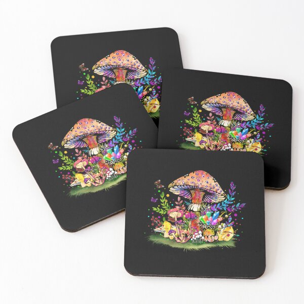 Item preview, Retro Psychedelic Mushroom Rainbow designed and sold by funderherrliy.