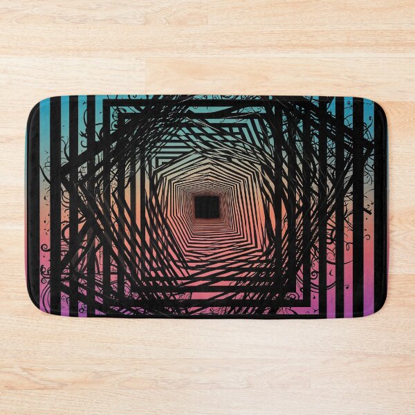 Item preview, odd squares, flourishes and tendrils. designed and sold by ShaDeS-AI-Art.