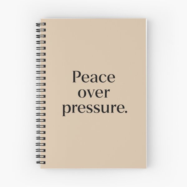 Item preview, Peace Over Pressure – Calm Modern Quote Design designed and sold by Irene Catchmind.