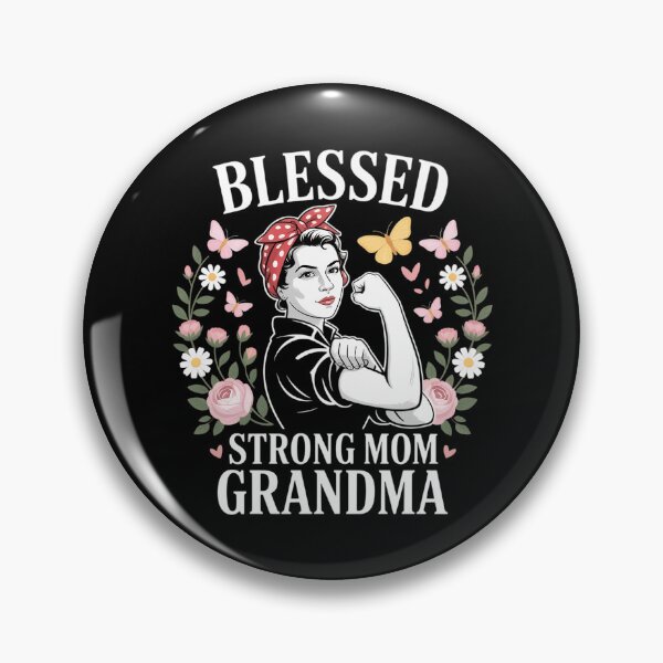 Item preview, Mother's Day Blessed Strong Mom Grandma Strong designed and sold by IdunayaStore.