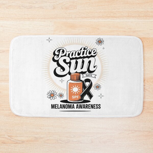 Item preview, Skin Cancer Awareness Practice Safe Sun Melanoma Awareness designed and sold by repconomArt.