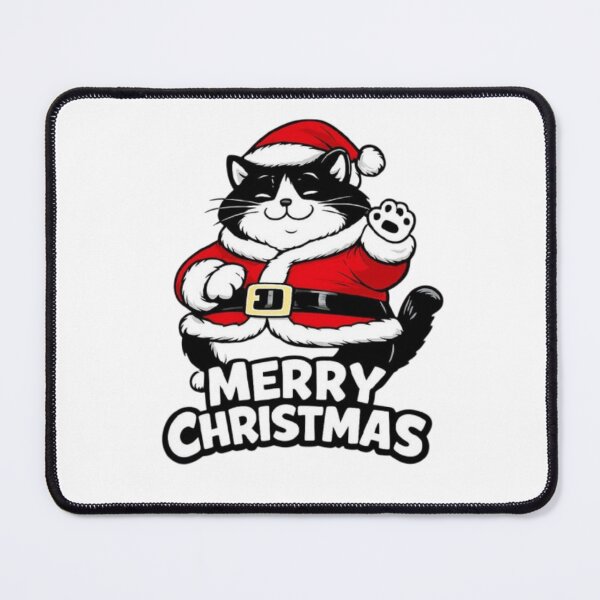 Item preview, SANTA CAT MERRY CHRISTMAS designed and sold by DomGDesign.