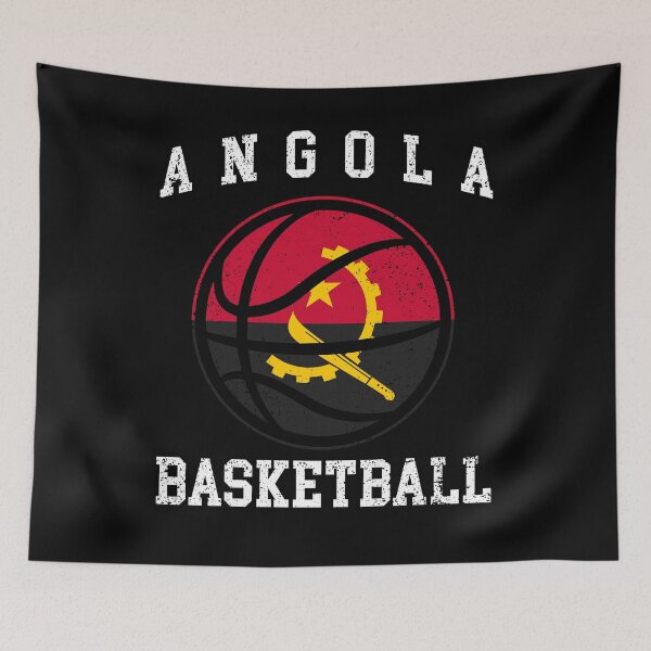 Item preview, BASKETBALL BALL - ANGOLA | Fans and Teams for Men and Women T-shirt designed and sold by wallsandpatts.