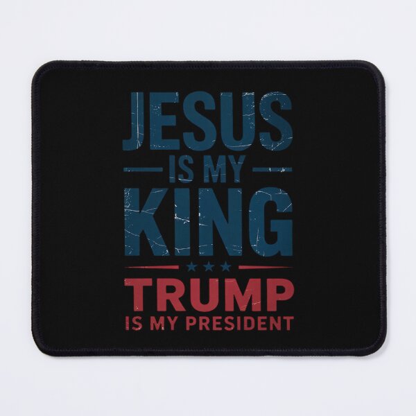 Item preview, Jesus Is My King Trump Is My President designed and sold by AquaKiev.