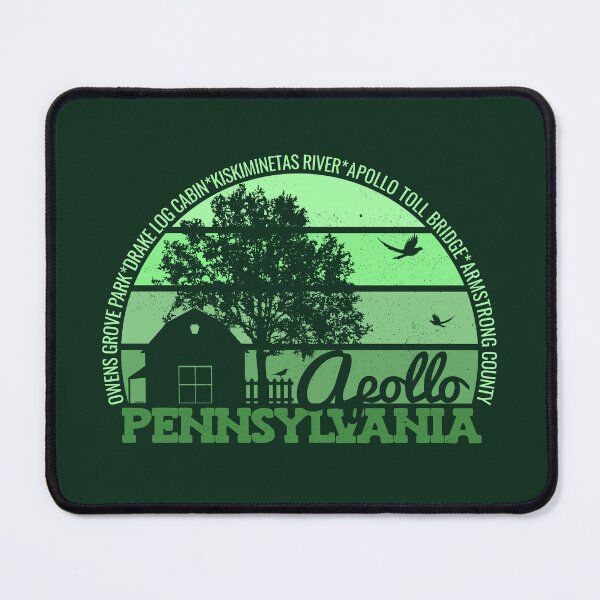 Item preview, Apollo Pennsylvania Sunset Retro Vintage Local Pride Logo designed and sold by CRHPOD20.