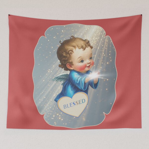 Item preview, Blessed cherubim heart designed and sold by shopbitstockgp.