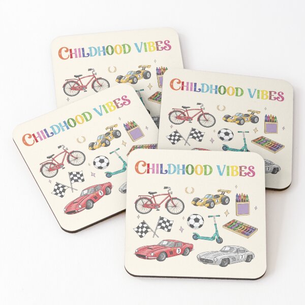 Item preview, Childhood Vibes: Retro Cars and Vintage Toys designed and sold by ZuriRetroPrints.