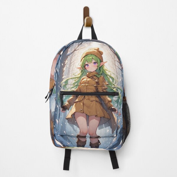 Item preview, Beautiful elf in a frozen forest designed and sold by ArtsJulian.