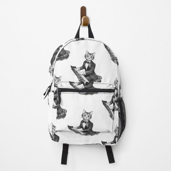 Item preview, CAT PLAYING PIANO designed and sold by DomGDesign.