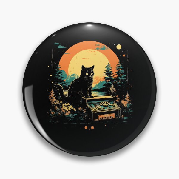 Item preview, Cool Cat Art  Vintage Surreal Van Gogh Style Cat Graphic designed and sold by stanton88.