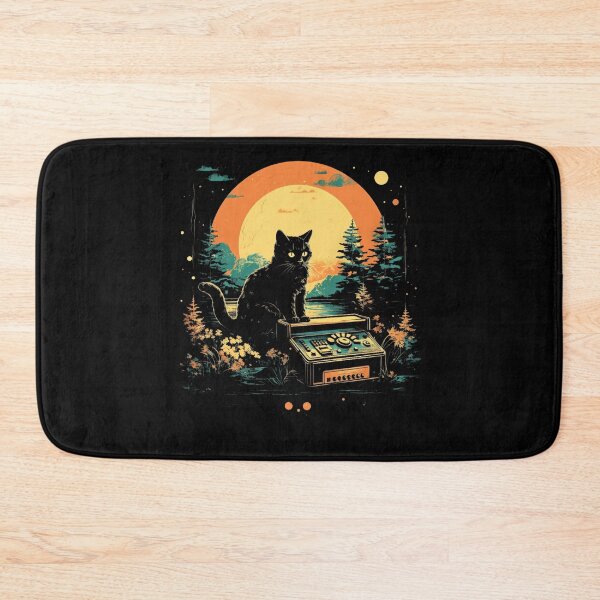 Item preview, Cool Cat Art  Vintage Surreal Van Gogh Style Cat Graphic designed and sold by stanton88.