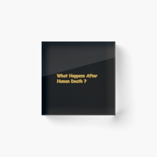 Item preview, What Happens After Human Death? Deep Spiritual Question Typography Design designed and sold by CapriCreatives.