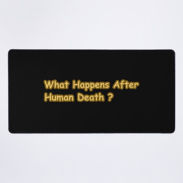 Item preview, What Happens After Human Death? Deep Spiritual Question Typography Design designed and sold by CapriCreatives.