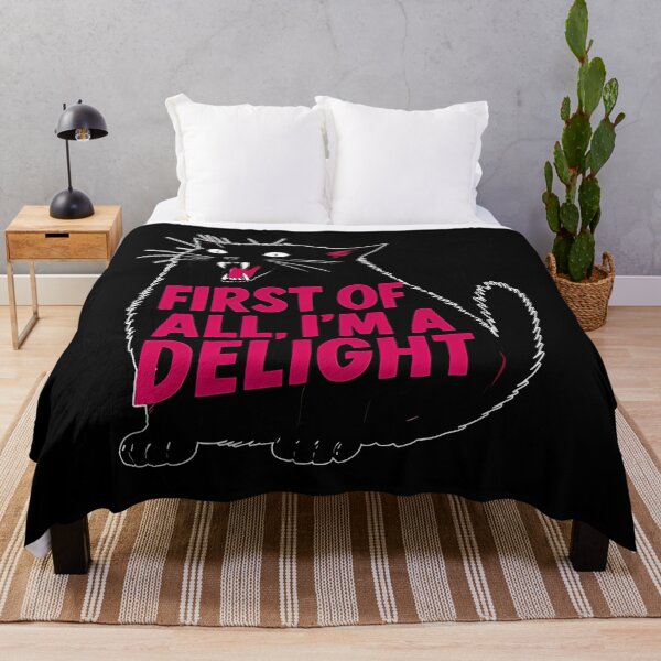 Item preview, First Of All I'M A Delight Roaring Black Cat designed and sold by stanton88.