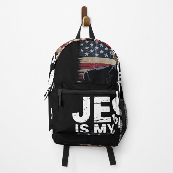 Item preview, Jesus Is My Savior Trump Is My President 2024 American Flag designed and sold by FadeOfThrone.