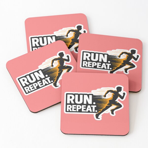 Item preview, Run Motivation Fitness Sticker – Minimal Workout Typography Design designed and sold by RevieusaR.