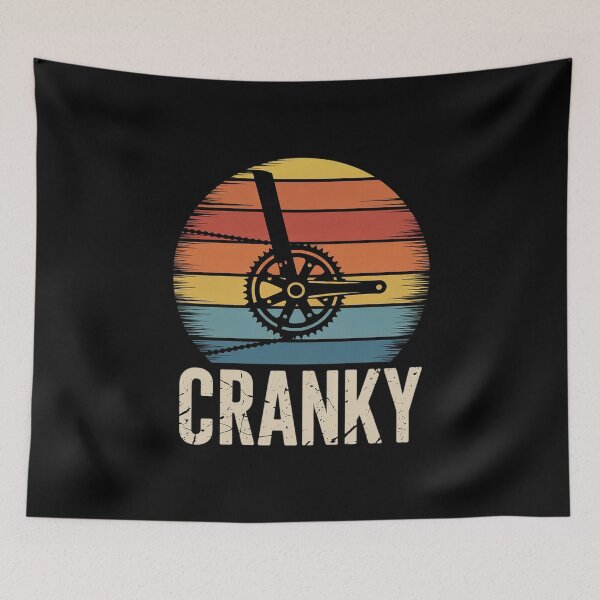 Item preview, Cranky Sun Bicycle Lovers Cycling Cranky  designed and sold by MythWoot.