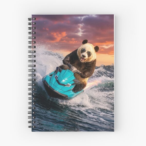 Item preview, Panda Blasts Through the Waves designed and sold by Tridentulus.