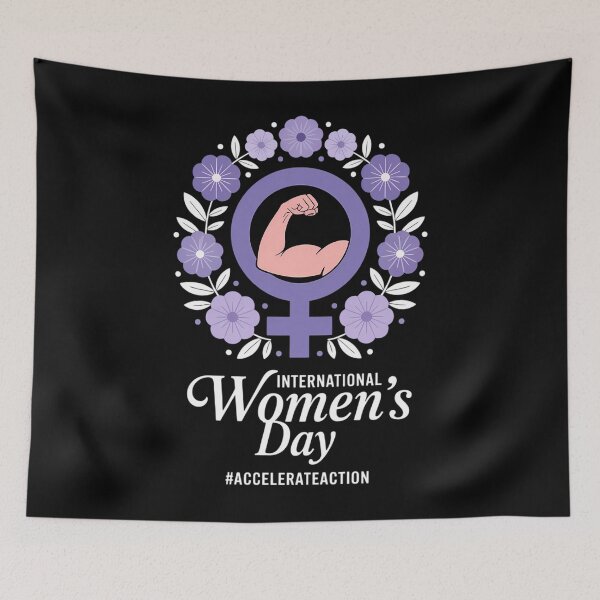 Item preview, International Women's Day 2026 Accelerate Action 8 March designed and sold by EllenJast.