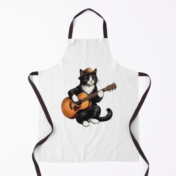 Item preview, CAT PLAYING GUITAR designed and sold by DomGDesign.