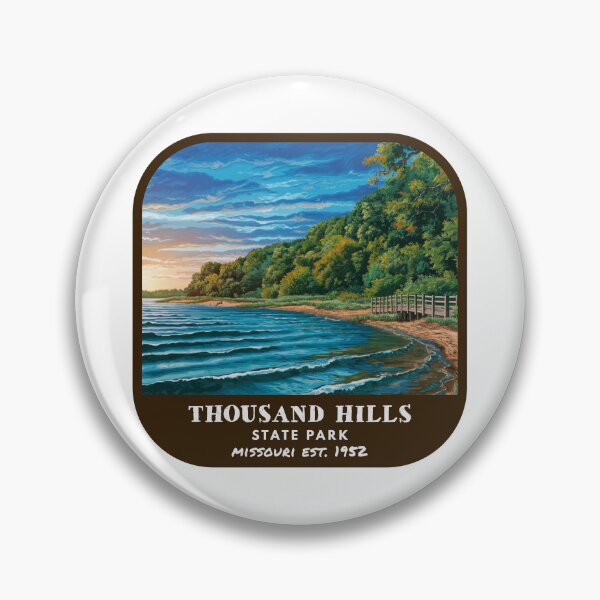 Item preview, Vintage Thousand Hills State Park (Missouri State Park) designed and sold by RabbitK.